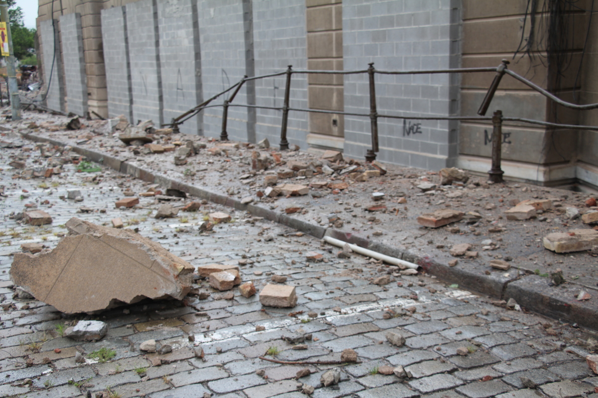 Ruinas de la estación de la Sagrera, mayo de 2026