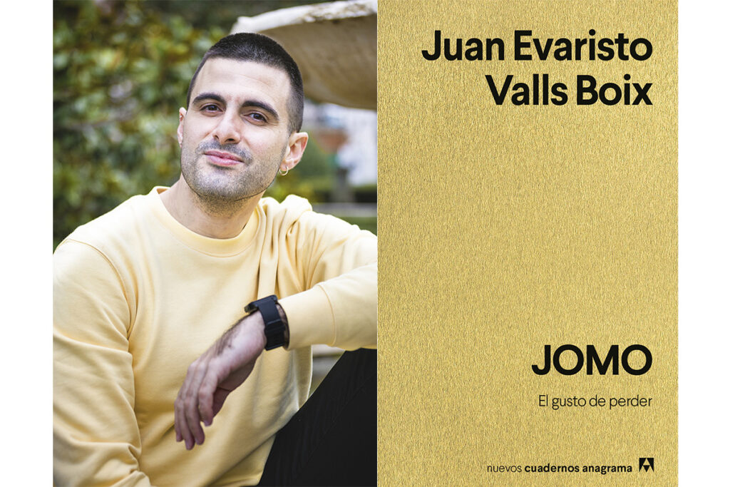 Juan Evaristo Valls, autor del libro JOMO (Anagrama, 2026) | Paula Rivas
