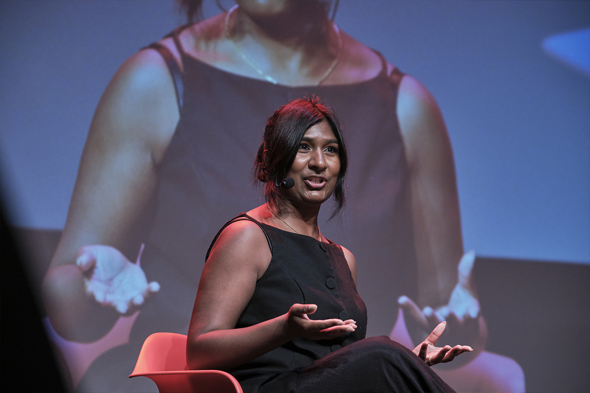 Ash Sarkar i Miquel Missé a la Literal 2026 | Foto: Oriol Clavera / Fira Literal