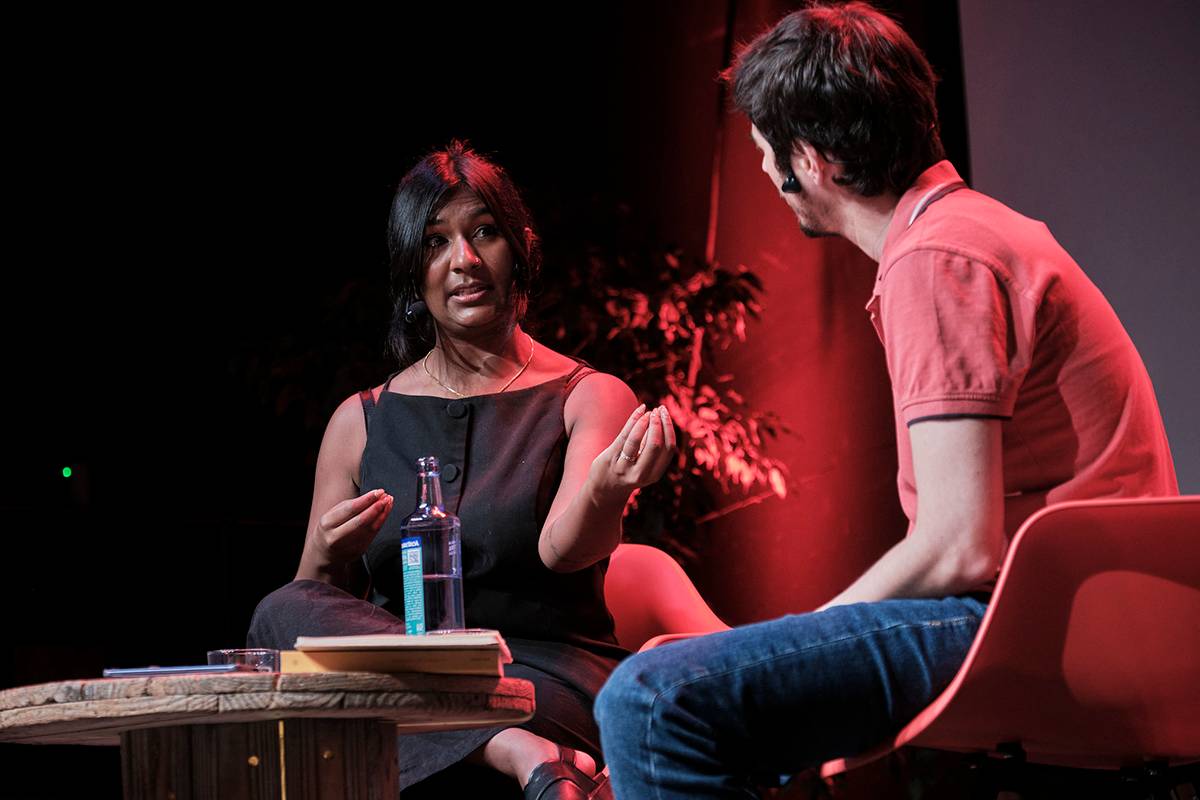Ash Sarkar i Miquel Missé a la Literal 2026 | Foto: Oriol Clavera / Fira Literal