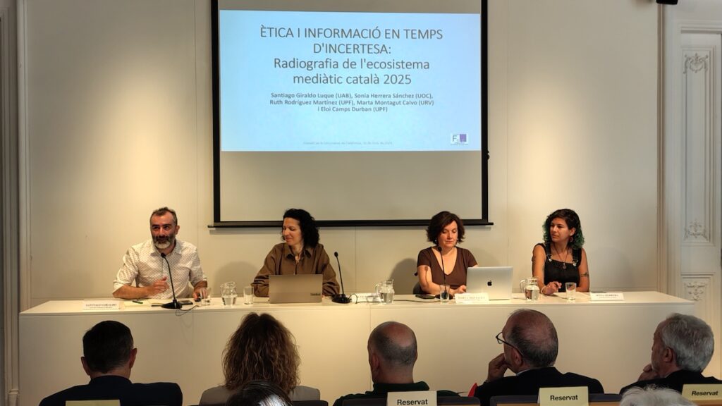 jornada “El periodisme enfront la desinformació i els discursos d’odi: recerques i codi deontològic”